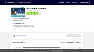 
                            7. Anmeldelser af Kobmand Hansen | Læs kundernes anmeldelser af ...