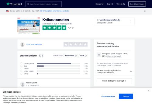
                            2. Anmeldelser af Kvikautomaten | Læs kundernes anmeldelser af www ...