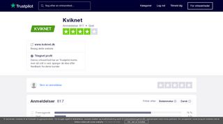 
                            2. Anmeldelser af Kviknet | Læs kundernes anmeldelser af www.kviknet.dk