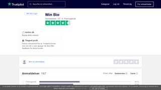 
                            7. Anmeldelser af Min Bio | Læs kundernes anmeldelser af minbio.dk