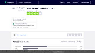 
                            5. Anmeldelser af Modstrøm Danmark A/S | Læs kundernes anmeldelser ...