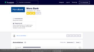 
                            13. Anmeldelser af Møns Bank | Læs kundernes anmeldelser af ...