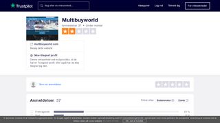 
                            2. Anmeldelser af Multibuyworld | Læs kundernes anmeldelser af ...
