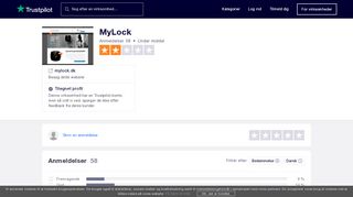 
                            9. Anmeldelser af MyLock | Læs kundernes anmeldelser af mylock.dk