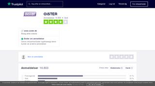 
                            12. Anmeldelser af OiSTER | Læs kundernes anmeldelser af www.oister ...