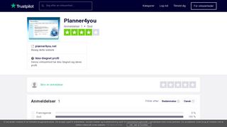 
                            4. Anmeldelser af Planner4you | Læs kundernes anmeldelser af ...