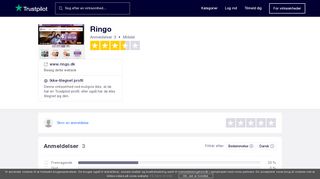 
                            11. Anmeldelser af Ringo | Læs kundernes anmeldelser af www.ringo.dk