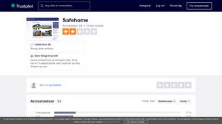 
                            10. Anmeldelser af Safehome | Læs kundernes anmeldelser af ...