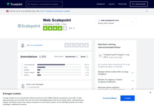 
                            9. Anmeldelser af Scalepoint | Læs kundernes anmeldelser af web ...