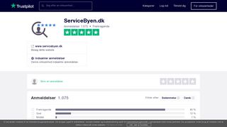 
                            4. Anmeldelser af ServiceByen.dk | Læs kundernes anmeldelser af www ...
