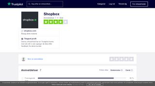 
                            11. Anmeldelser af Shopbox | Læs kundernes anmeldelser af shopbox ...