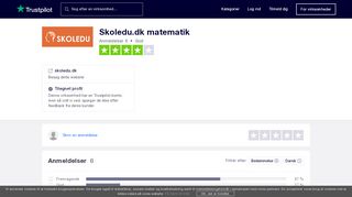 
                            5. Anmeldelser af Skoledu.dk matematik | Læs kundernes anmeldelser ...