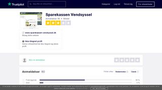 
                            9. Anmeldelser af Sparekassen Vendsyssel | Læs kundernes ... - Trustpilot