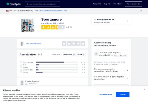 
                            11. Anmeldelser af Sportamore | Læs kundernes anmeldelser af www ...