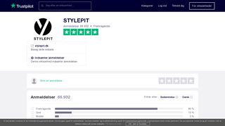 
                            9. Anmeldelser af STYLEPIT | Læs kundernes anmeldelser af stylepit.dk