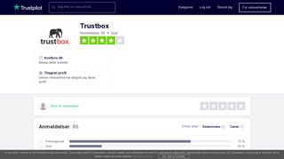 
                            6. Anmeldelser af Trustbox | Læs kundernes anmeldelser af trustbox.dk