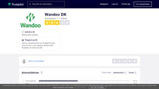 
                            10. Anmeldelser af Wandoo | Læs kundernes anmeldelser af wandoo.dk