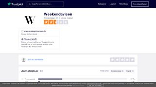 
                            13. Anmeldelser af Weekendavisen | Læs kundernes anmeldelser af www ...