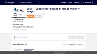 
                            13. Anmeldelser af WiMP - Ubegrænset adgang til mange millioner sange ...