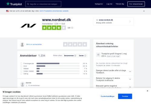 
                            8. Anmeldelser af www.nordnet.dk | Læs kundernes anmeldelser af www ...