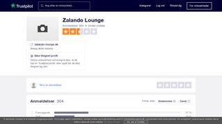 
                            10. Anmeldelser af Zalando Lounge | Læs kundernes anmeldelser af ...