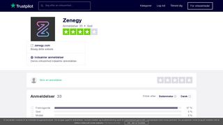 
                            9. Anmeldelser af Zenegy | Læs kundernes anmeldelser af zenegy.com