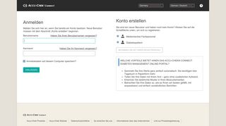 
                            4. Anmelden - Accu-Chek® Connect Diabetes Management Online ...