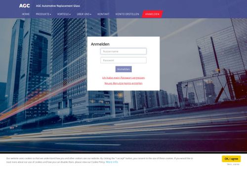 
                            1. Anmelden | AGC Automotive Replacement Glass