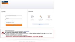 
                            1. Anmelden - Auto Kostenlos - AutoScout24