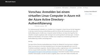 
                            1. Anmelden bei einem virtuellen Linux-Computer mit Azure Active ...