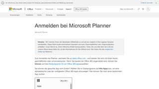 
                            4. Anmelden bei Microsoft Planner - Office-Support