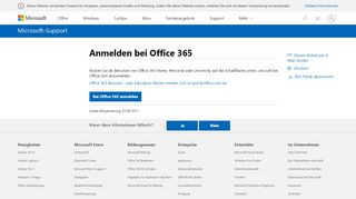 
                            4. Anmelden bei Office 365 - Microsoft Support