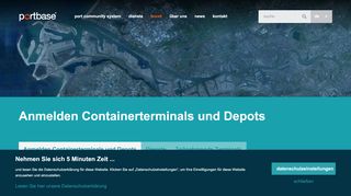 
                            4. Anmelden Containerterminals und Depots - Portbase