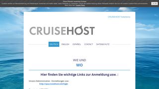 
                            8. Anmelden - CRUISEHOST Solutions - Eine Datenbank. Alle ...