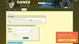 
                            1. Anmelden - Danes World