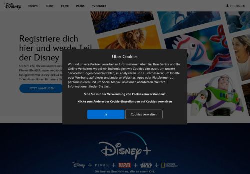 
                            1. Anmelden - Disney.de