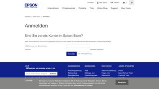 
                            7. Anmelden - Epson