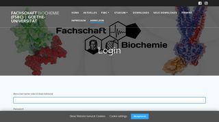 
                            10. Anmelden - Fachschaft Biochemie (FSBC) | Goethe-Universität ...