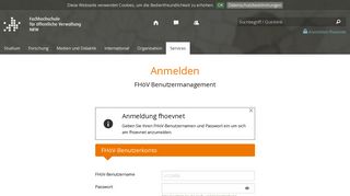 
                            3. Anmelden | FHöV Benutzermanagement - FHöV NRW