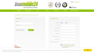 
                            1. Anmelden - freemobile24