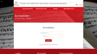 
                            2. Anmelden | Freie christliche Bekenntnisschule Gummersbach