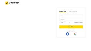 
                            2. Anmelden | GearBest.com