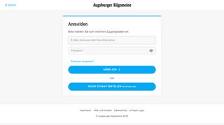 
                            6. Anmelden - Ihre Allgäuer Zeitung