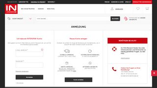 
                            2. Anmelden | INTERSPAR Onlineshop Haushalt & Freizeit