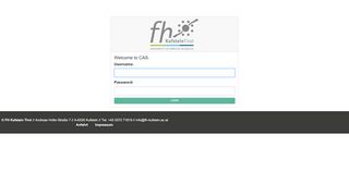 
                            4. Anmelden - Login - CAS – Central Authentication Service - FH Kufstein