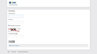 
                            3. Anmelden - Login - ERV Portal
