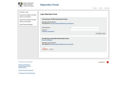 
                            5. Anmelden / Login - Login Portal GR - Kanton Graubünden