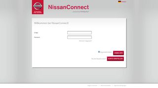 
                            13. Anmelden - Nissan Connect