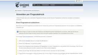 
                            8. Anmelden per Fingerabdruck