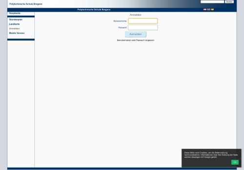 
                            6. Anmelden | Polytechnische Schule Bregenz